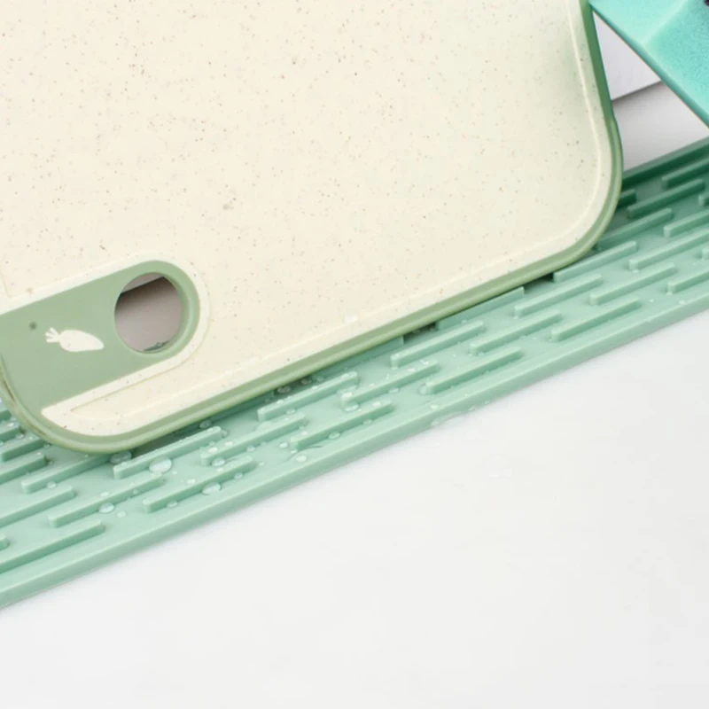 Silicone Heat Insulation Pad Kitchen Non-slip Fixed Faucet Mat Drip Protection Pads Kitchen Accessories faucet mat
