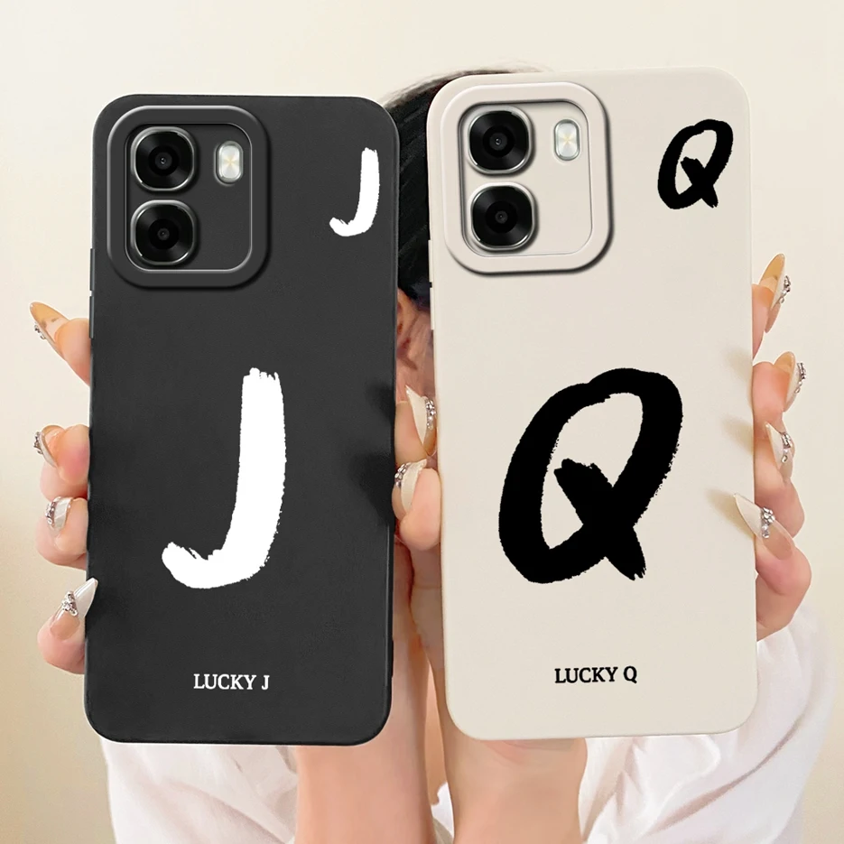 Cute Lucky Letters Soft TPU Phone Case Back Cover s