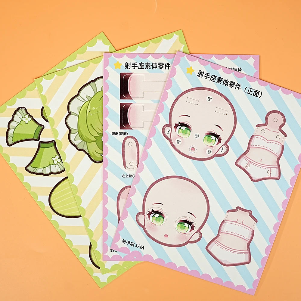 Como Fazer Boneca de Papel Fácil: Um Guia Prático com a Dream Fairy  Constellation OB11 Maytree, image size:1000x1000