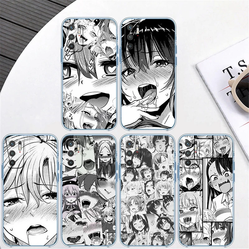 Kawaii Girl Transparent Phone Case - Japan-Inspired Design