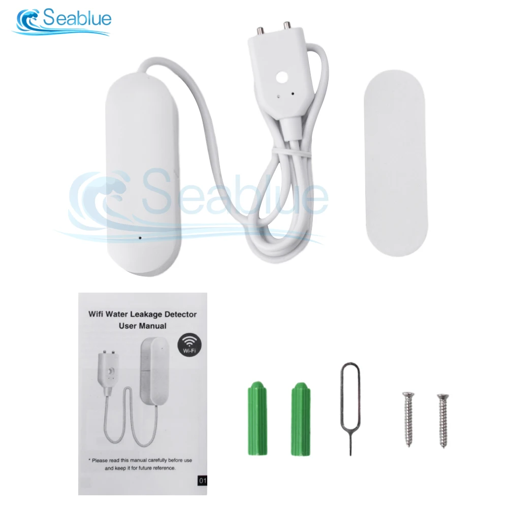 Tuya Smart WiFi Door Sensor Door Open / Closed Detectors WiFi App Notification Alert/Sound security alarm with Alexa Google Home