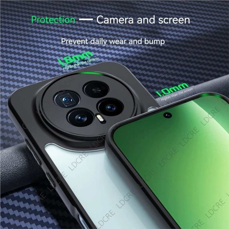 Enhanced Product Title: Premium Anti-Shock TPU Case with Black Frame