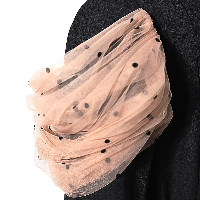 Casual Patchwork Dot Mesh Blazer For Women Notched Long Sleeve Backless Blazers Female Fashion New Clothing 2023