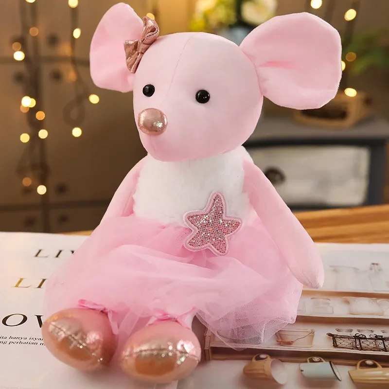 Lovely Ballet Mouse Plush Toy 3
