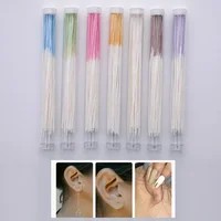 60/320PCS Ear Cleaning Line Portable Disposable Ear Hole Cleaner Dental Floss Ear Hole Care Tool Kit Piercing Cleaning Line 2