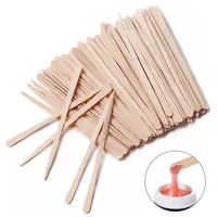 100pcs Disposable Wooden Waxing Stick Wax Bean Wiping Wax Tool Disposable Hair Removal Beauty Body Beauty Tool Uñas Nail Charms 1