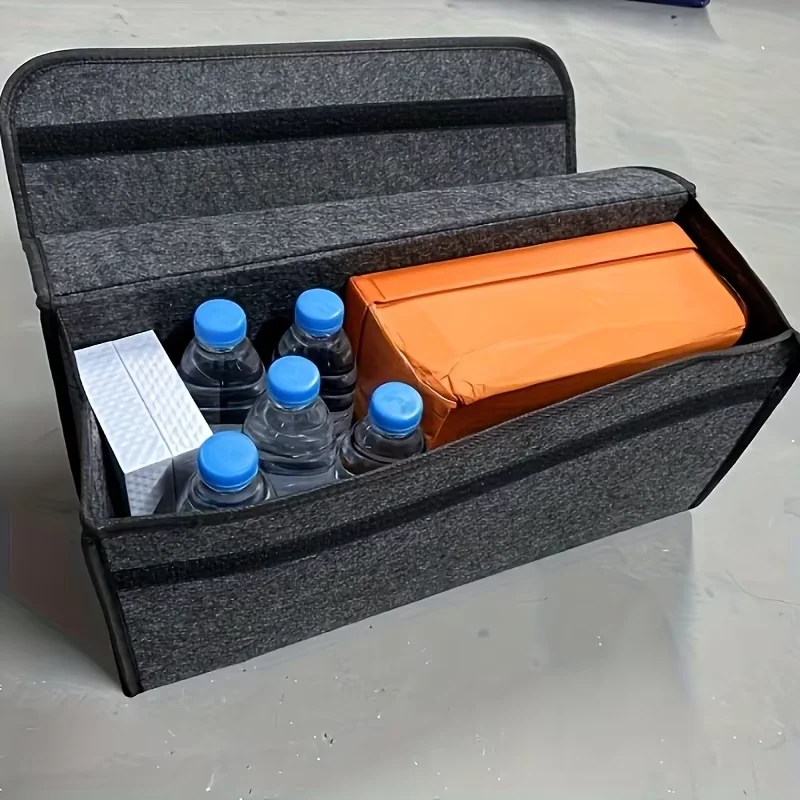 Universal Anti-Slip Foldable Felt Car Trunk Organizer 6