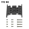 Chassis Gearbox Mount Transmission Holder Skid Plate Metal For Axial Scx10 Upgrade Parts Rc Crawler Car Accessories 1/10 Scale 1