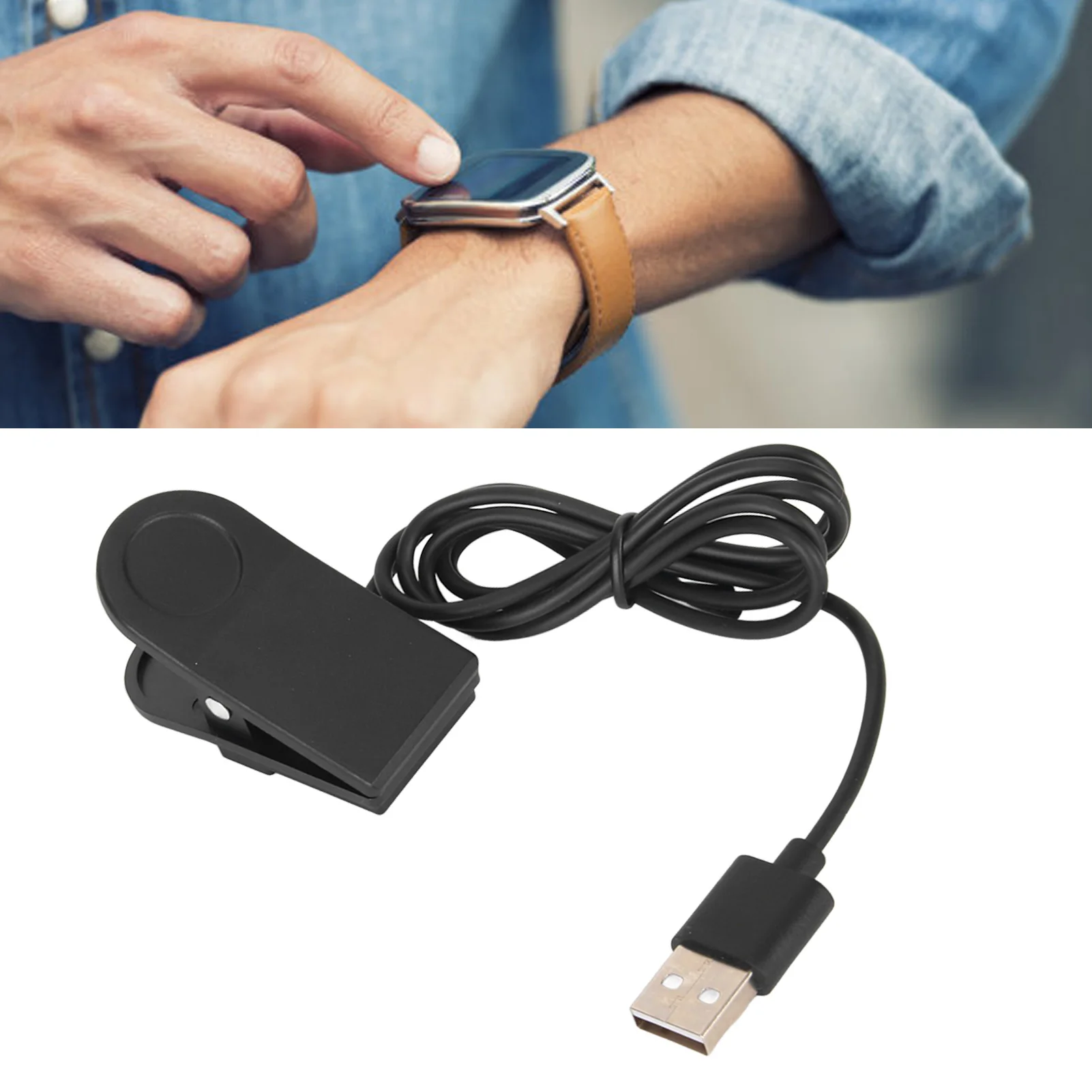스마트워치 ABS 및 TPE 1M USB 5V 1A 스마트워치용 크로노스 스마트..