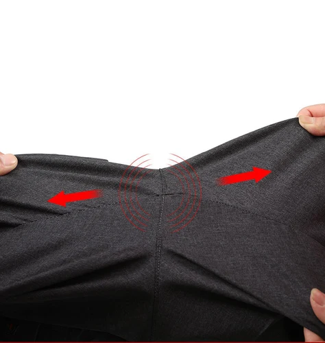 남성용 비즈니스 캐주얼 바지, 단색, 부드럽고 두꺼운 바지, 남성 브랜드 정장 바지, 블랙, 블루, 그레이, 봄, 가을, 신상 패션 4