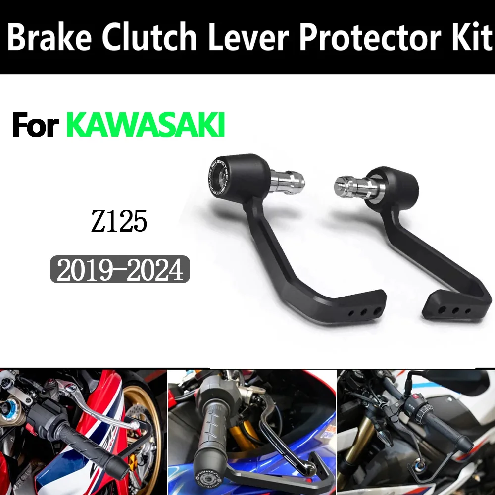

For Kawasaki Z125 2019-2023 Brake and Clutch Lever Protector Kit Motorcycle Handlebar Brake Clutch Lever Protective