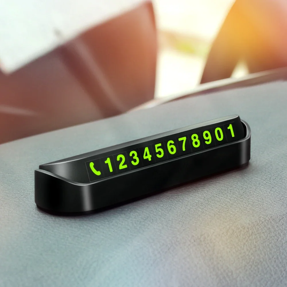 Temporary-Parking-Sign-Black-Hidden-Phone-Number-for-Easy-Removal-of ...