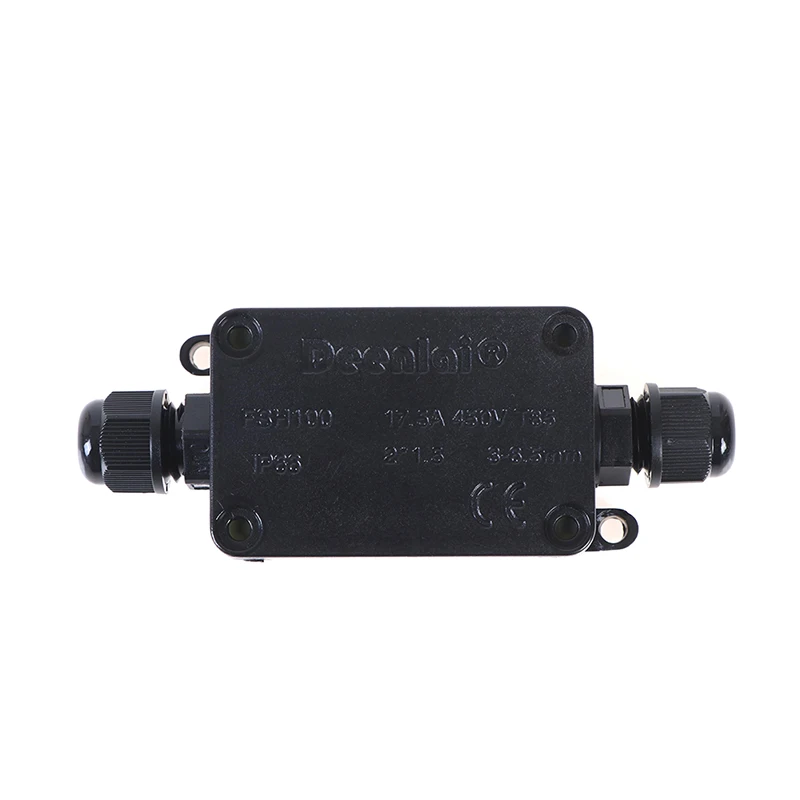 야외 방수 케이블 커넥터 정션 박스, 2Way IP66, 터미널 450V