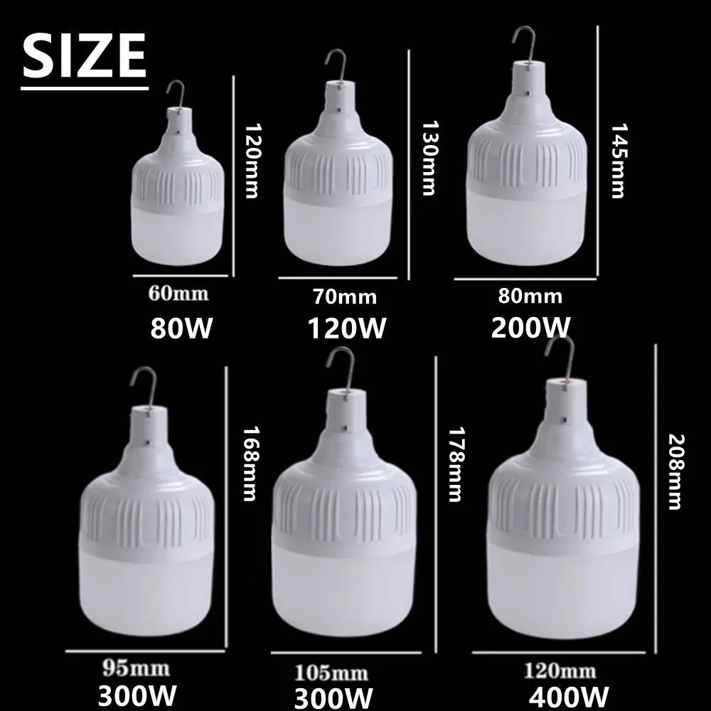 USB Barbecue Camping Light USB Rechargeable LED Emergency Light Outdoor Portable Emergency Bulb Battery 1/5/10PCS camping light camping lamp camping lantern emergency lights portable light bulb