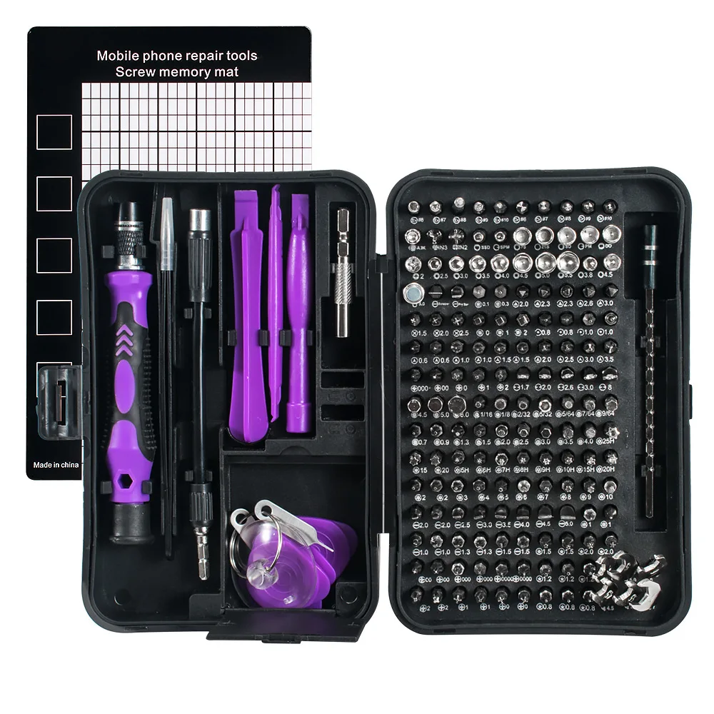 CRV Screwdriver Set 170 In 1 Magnetic Torx Phillips Screw Bits Kit Electrical Screwdrivers Wrench Repair Phone PC Tools screwdriver set