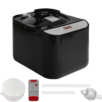 ซาวน่าเครื่องกําเนิดไฟฟ้าสีดํา Steamer หม้อ 2025 สไตล์ใหม่ 4.0L 220 V/ 110 V แรงดันไฟฟ้า EU US AU UK Plug Home Therapy สําหรับเครื่องทําความร้อน 1