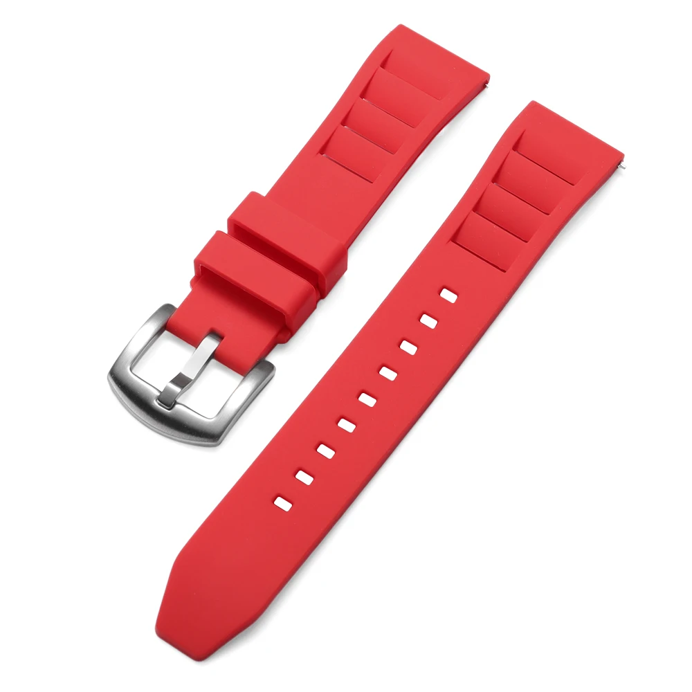 Premium Silicone Watch Strap - Soft Rubber Quick Release Band