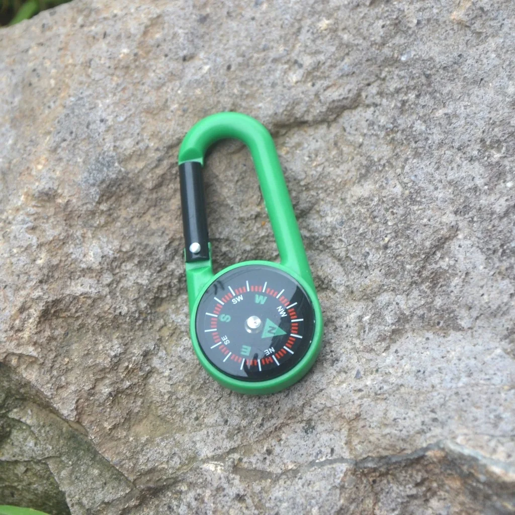 Mini Lightweight Portable Carabiner Compass 4