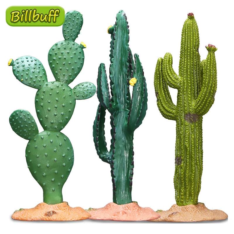 Eigendom volume ga verder Realistic Farm Decoration Accessory Plant Tree Cactus Model Garden  Landscape Scenery Miniature Action Figurines Toy For Children -  Animal/dinosaur Figures - AliExpress