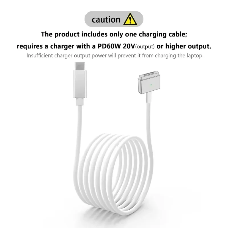 Magnetic Braided USB-C to Magnetic Charging Cable