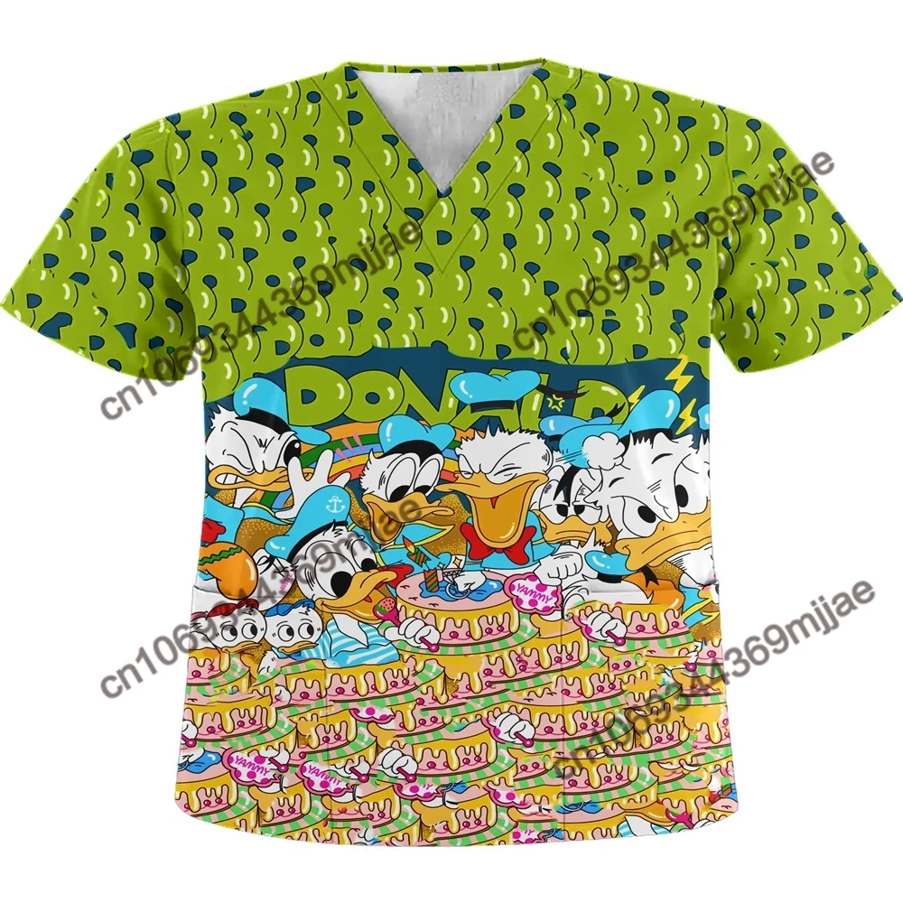 

Disney T-shirtv 2000s Clothes Y2k T Shirt for Women Y 2k Harajuku Fashion Woman Blouses 2023 Summer T-shirts Yk2 V Neck Mesh Top