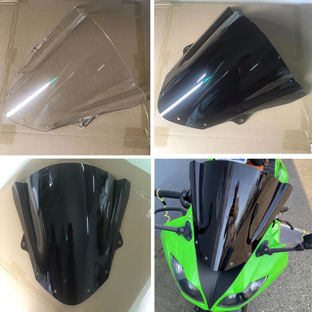 ｍａｙ 135.74 Puig Race Windscreen Clear For Kawasaki ZX6R #179076