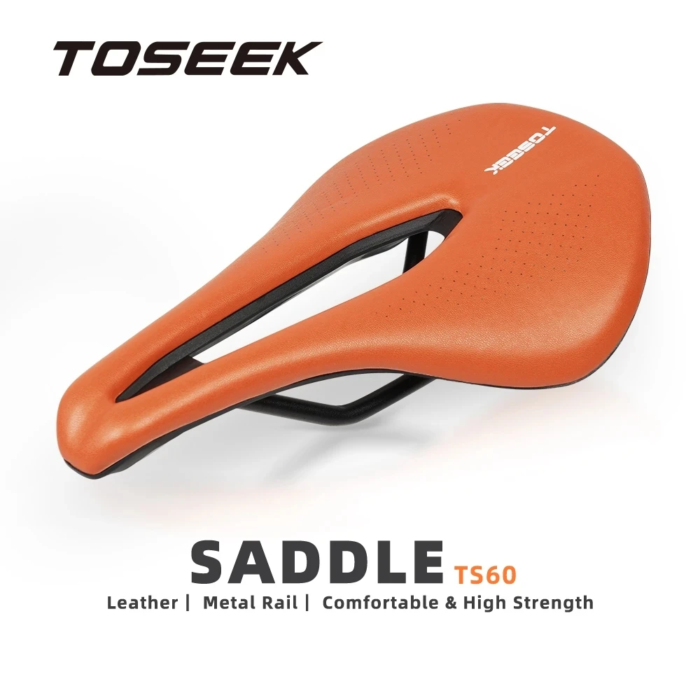 

TOSEEK TS60 EVA Ultralight Breathable Comfortable Cushion Bike Racing Saddle Bicycle MTB Road Bike Seat Parts Components