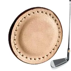 Golf Ball Marker Flat Magnetic Position Marker For Golf Ball Artificial Leather Golf Markers For Golf Course Golf Competition