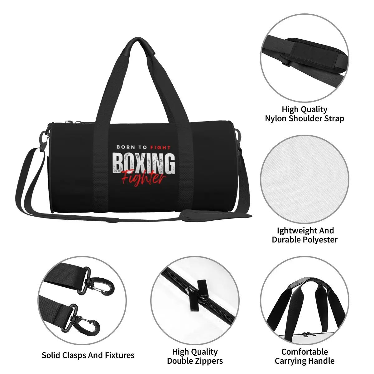 Boxing Kickboxing Gym Bag Martialarts Wrestling Training Sports Bags Male Female Large Novelty Fitness Bag Waterproof Handbags 4