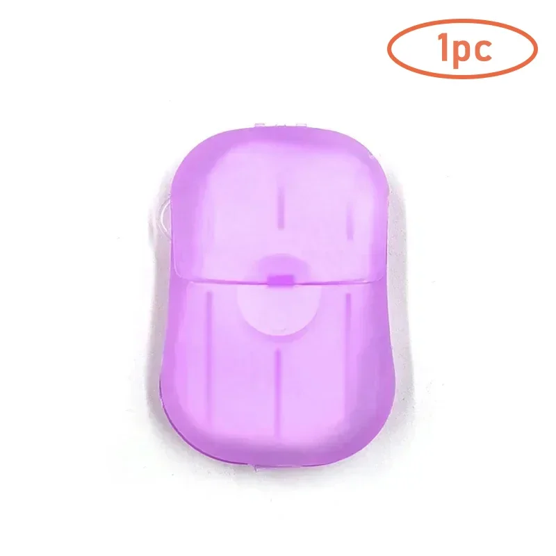 Description Picture 5 of item1pc Portable Disposable Soap Tablet Box Outdoor Travel Soap Paper Hand Washing Tablet Small Soap Tablet Mini Soap Sheet