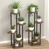 Plant Stand and Flower Stand Storage Shelf 4/5/6 Tier Flower Shelf Planter Rack Storage Organizer Display Indoor Garden Balcony 2