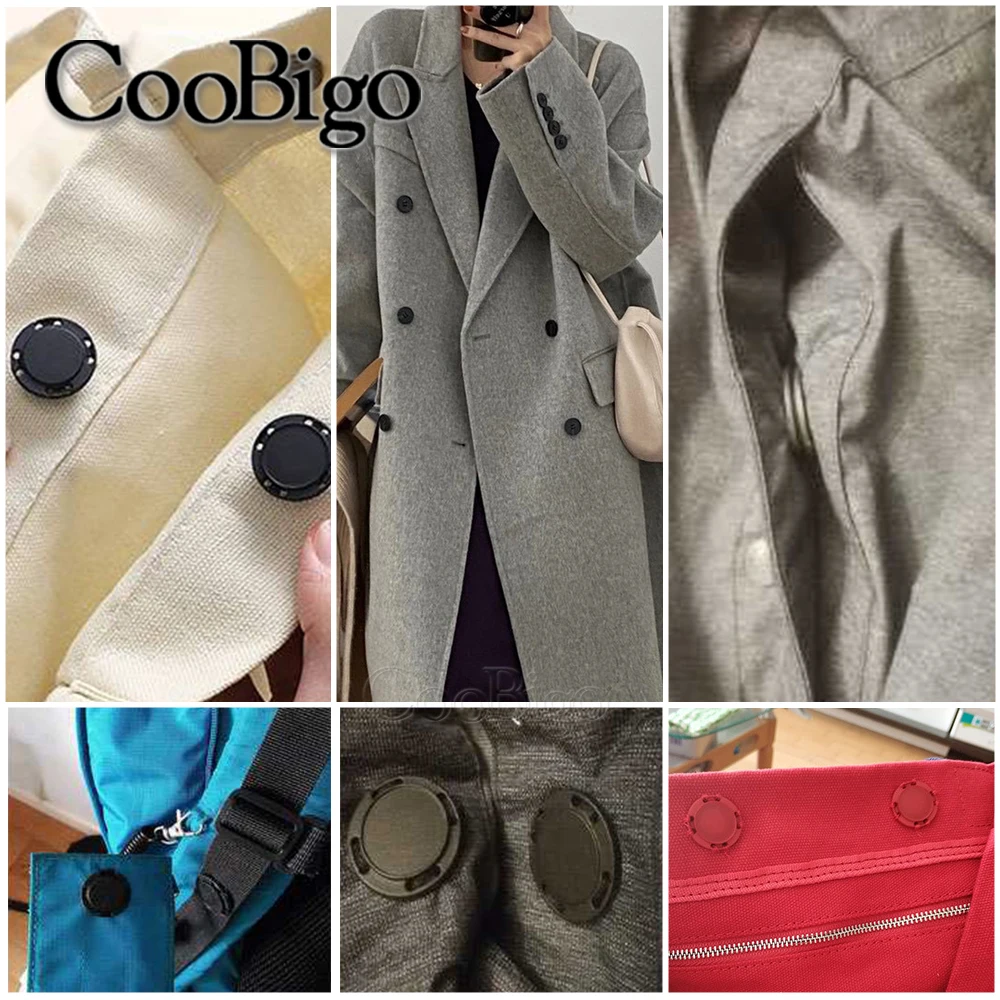 Clip Magnetiche Multiuso | 4 Pezzi | Per Sciarpe, Maniche E Pantaloni | Design Elegante E Super Magnetico - Foto 3