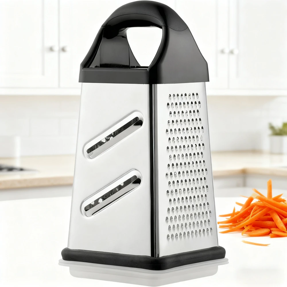 Manual Cutter Slicer 4 Side Stainless Steel Cheese Fruit Vegetable