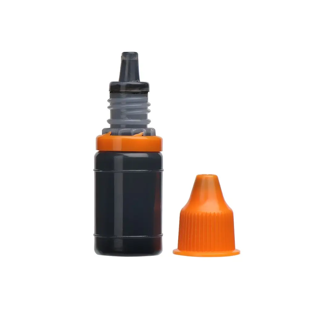 2Pcs 8ml Flash Refill Ink 9 Color Inking Photosensitive Seal Stamp Oil for Wood Paper Wedding Scrapbooking Make Seal Ink