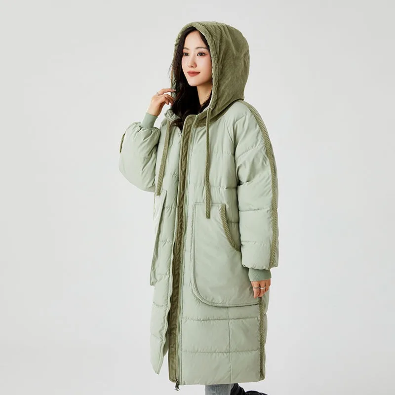 Рисунок 4 - Новинка 2023, женское пуховое пальто из хлопка