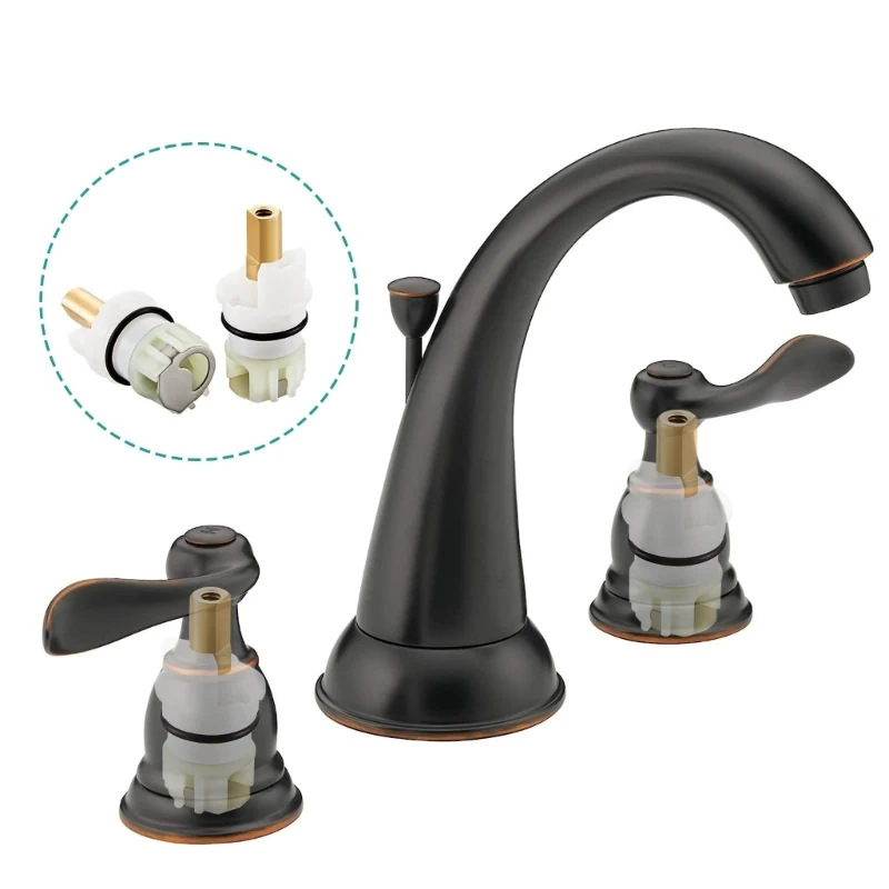 Faucet Cartridge Faucet Stem Replacement RP25513 Faucet Stem Assembly Spare Part Replaces for Delta