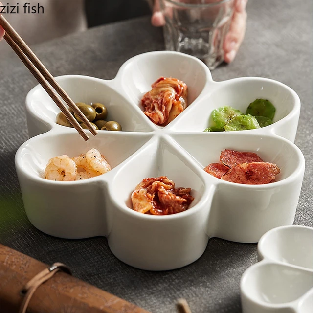 Creative Ceramic Soup Bowl Serving Plate Insulation Plates with Lids  Restaurant Round Solid Color Tableware Snack Dessert Bowls - AliExpress