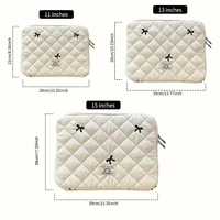 Cute Bow Graphic Laptop Bag Tablet Sleeve Case 11 13.3 14 15.6 Inch For Macbook Air 13 Pro Xiaomi Lenovo Dell Notebook Soft Case 2