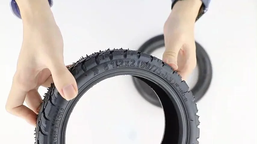 8.5 Inch Tubeless Rubber Tire With Valve For Xiaomi M365 Pro - Oem