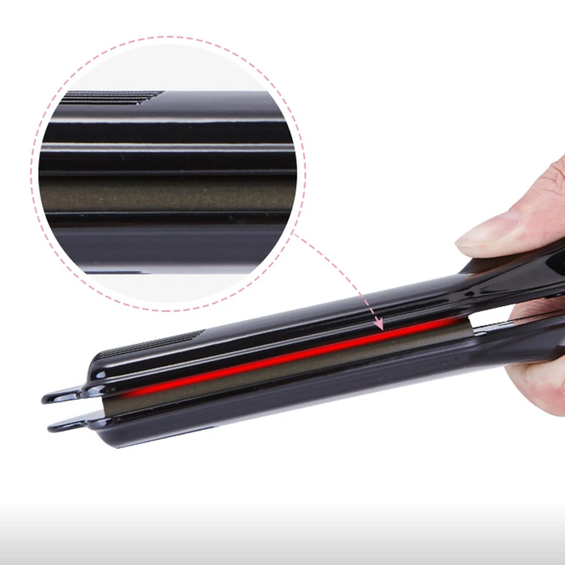 Professional Fluffy Hair Curler Corrugated Plate Wave Iron Flat Iron Fast Curling with Temperature Control Waving Styling Tool hair curler