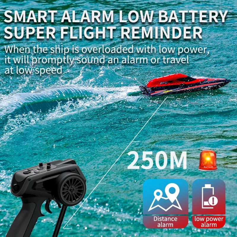 RC Boat TX766 40km/h Brushless Motor 2.4GHz