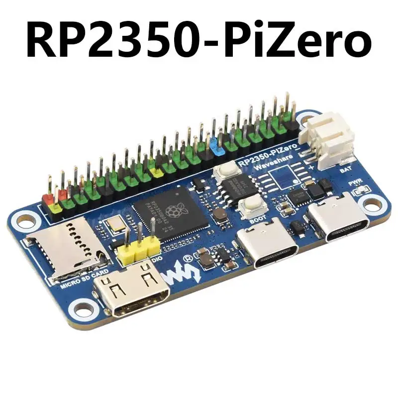 ตัวเลือกสินค้า RP2350-PiZero พัฒนาบอร์ดสำหรับโปรเจกต์อิเล็กทรอนิกส์