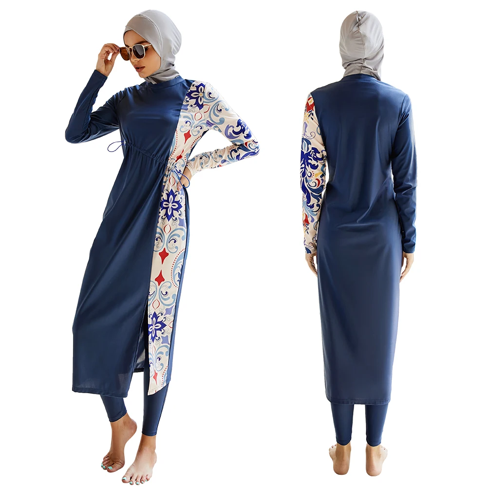 무슬림 수영복 한국에서 히잡 수영복, 여성용 수영복, 앙상블 Musulman femme burkini, 긴 mujer 2023을 만나보세요! 11 이슬람 운동복 여성 무슬림 수영복, 분리 부르키니 수영복, 무료 배송 아이템 인쇄
