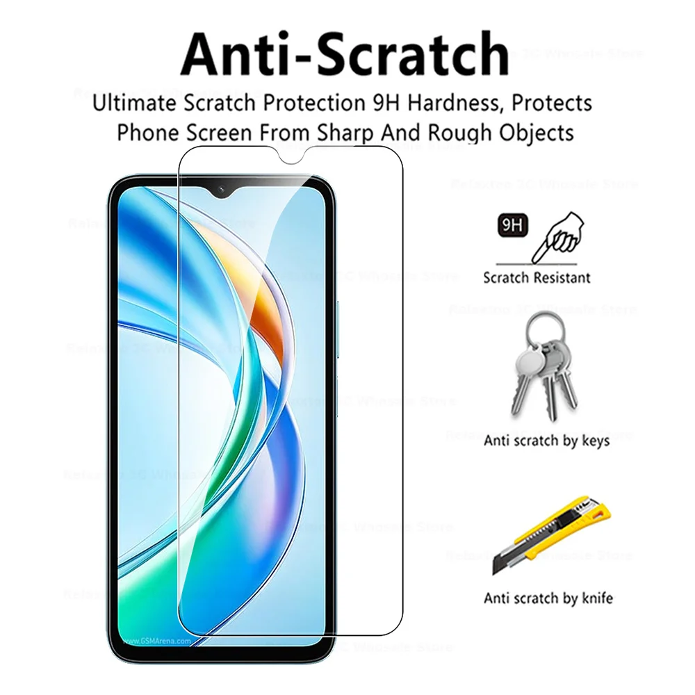 Tempered Glass Screen Protector - 2-Pack Premium Protective Case Films
