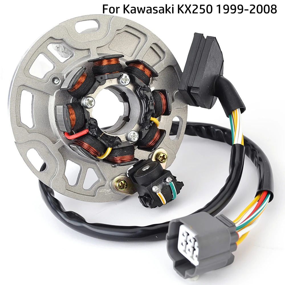 

KX 250 Stator Coil For Kawasaki KX250 1999-2008 21003-0018 21003-0050 21003-1371 21003-1340 21003-1389 21003-1401 21003-1400