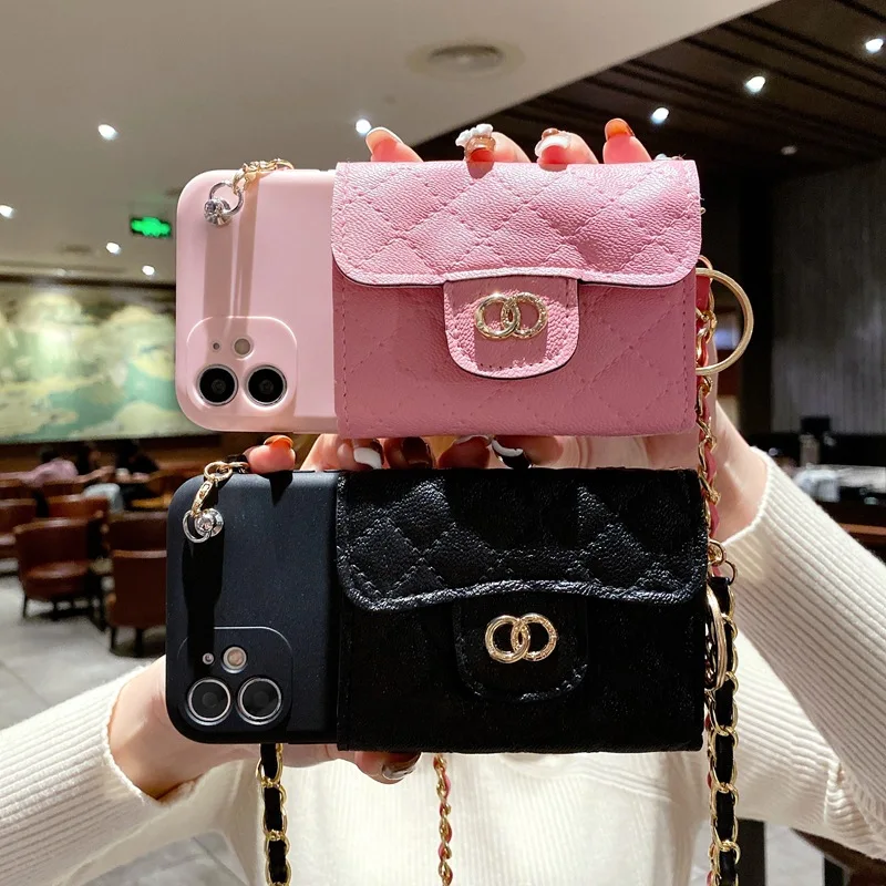 Cute Lanyard Silicone Cover For Samsung X-COVER 5 7 M13 M12 M53 Lovely Cartoon Wallet Case For Galaxy M52 M32 M62 M31 M33 M51_voghion.com