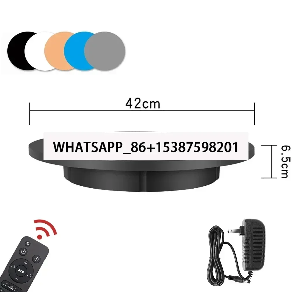 42CM Electric Rotating Turntable 3D Scanning Photography Display Stand Remote Control Speed Direction 360&deg; Rotation Load 150KG