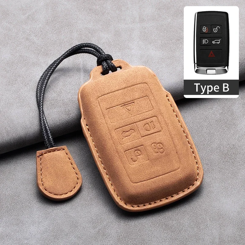 Premium Leather Car Key Cover