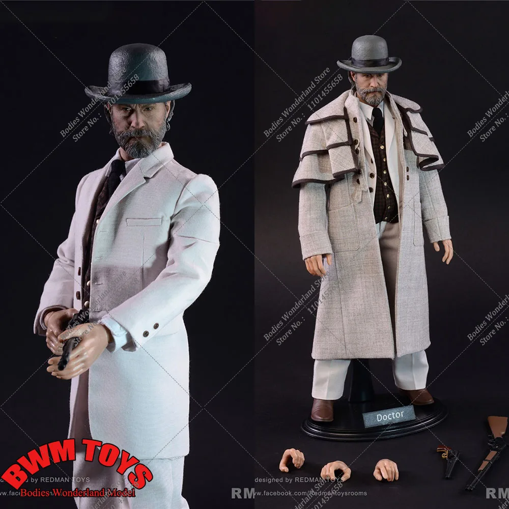 

In Stock Original REDMAN TOYS RM051 1/6 Scale Django Unchained German Doctor 12 inch Male Solider Action Figure Body Model
