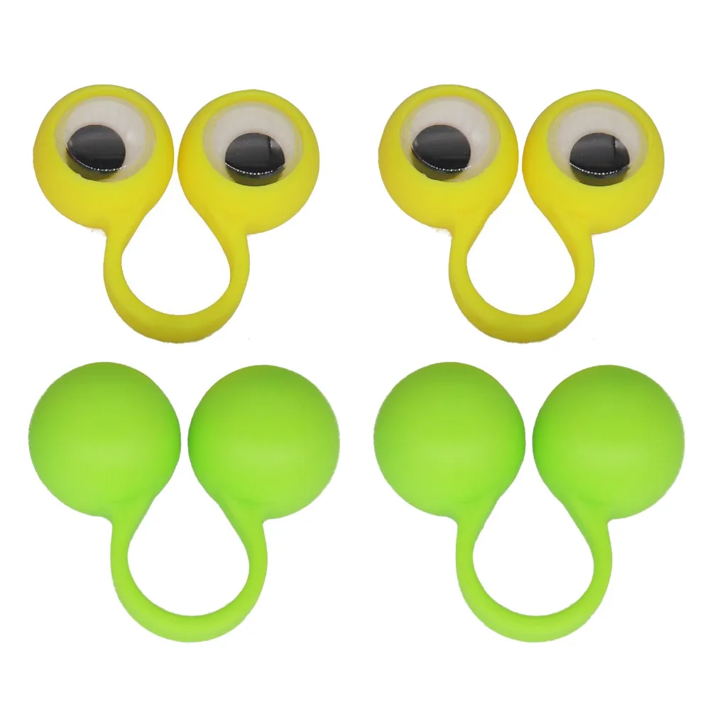 300 pcs Googly Eye Finger Puppet Wiggle Eyeballs Toy Googly Eye Rings